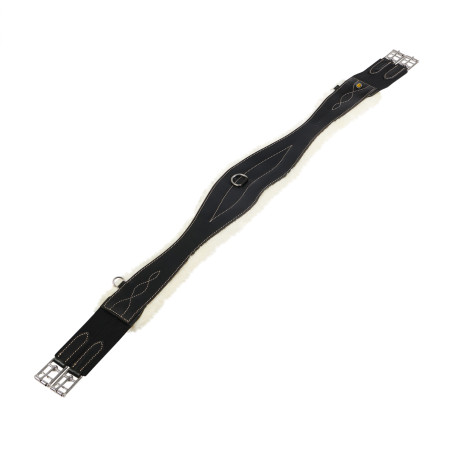 Springriem met synthetische schapenvacht Equestro