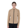 Dames softshell jas in gewatteerde technische stof Equestro - Wierook