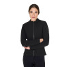 Dames softshell jas in gewatteerde technische stof Equestro - Zwart