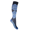 Sokken Check Classico HKM - Donkerblauw / middenblauw