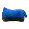 HKM Glasgow Highneck deken 1200D 300g - Petrol / zwart