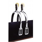 Feeling Prince of Wales sporen van roestvrij staal met glad wiel