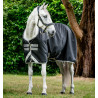 Horseware Amigo Bravo 12 50g Turnout deken - Zwart / titaniumgrijs / zilver