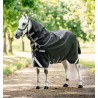 Horseware Rambo Supreme Turnout Vari-layer 1680D 250g deken - Zwart / storm / zilvergrijs