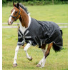 Horseware Amigo Bravo 12 XL 250g deken - Zwart / titaniumgrijs / zilver