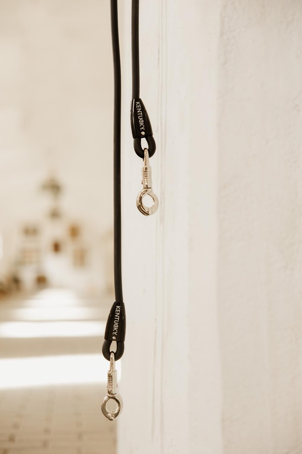 Siliconen halstertouw Kentucky Zwart