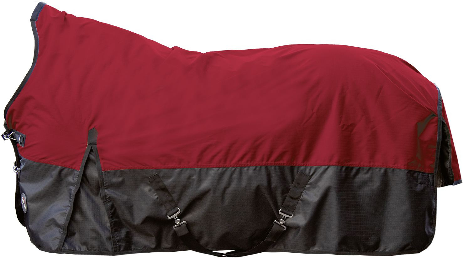 Highneck deken HKM Halifax 1680D 100g Rood / zwart Highneck deken HKM Halifax 1680D 100g Rood / zwart