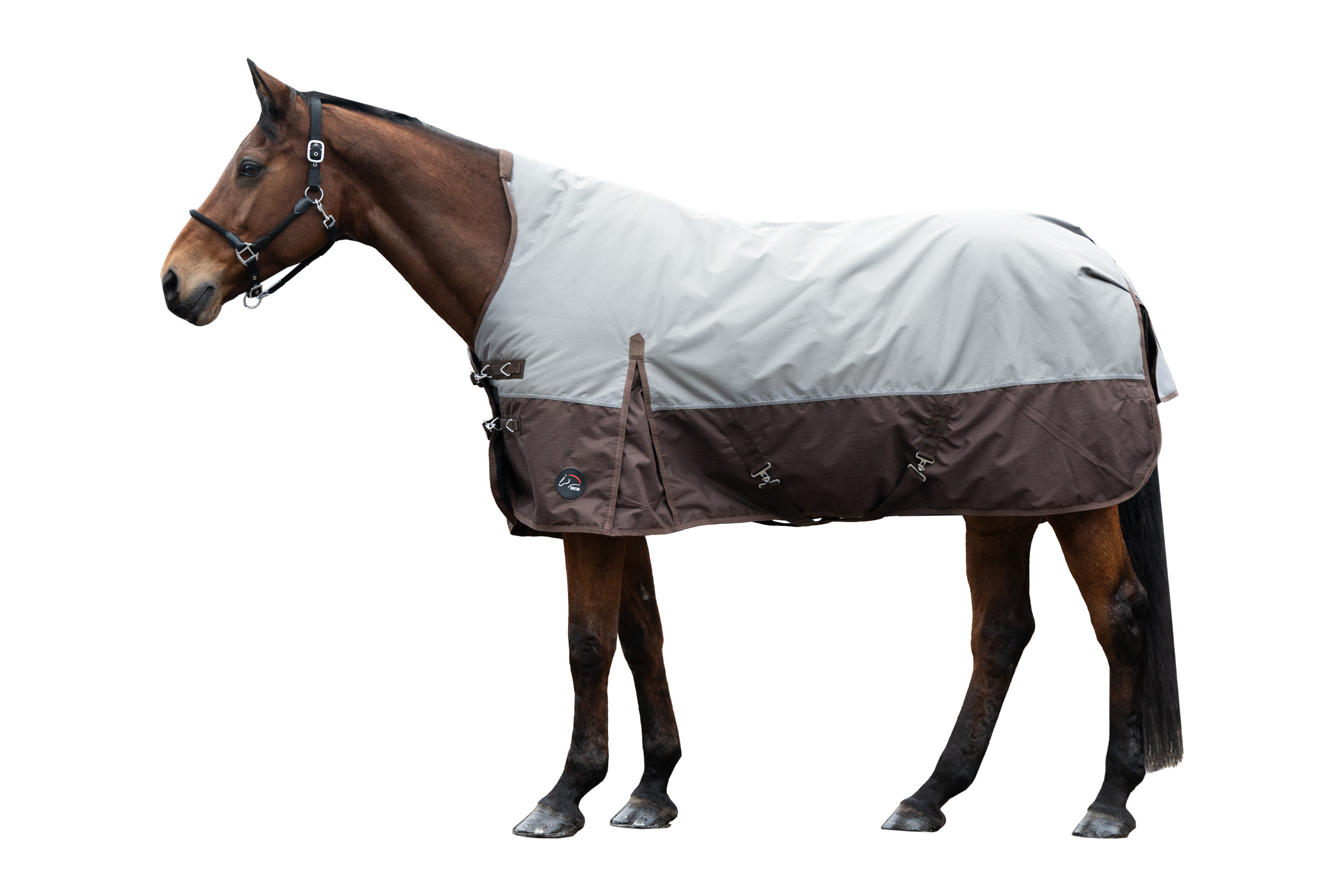 HKM Norwich highneck deken 600D 300g Beige / bruin