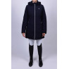 Lange parka Harcour Robertah dames - Marine