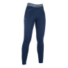 Legging Pull On met volledige siliconen zitvlak HKM - Donkerblauw