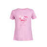 Kinder-T-shirt HKM I love horse riding - Roze