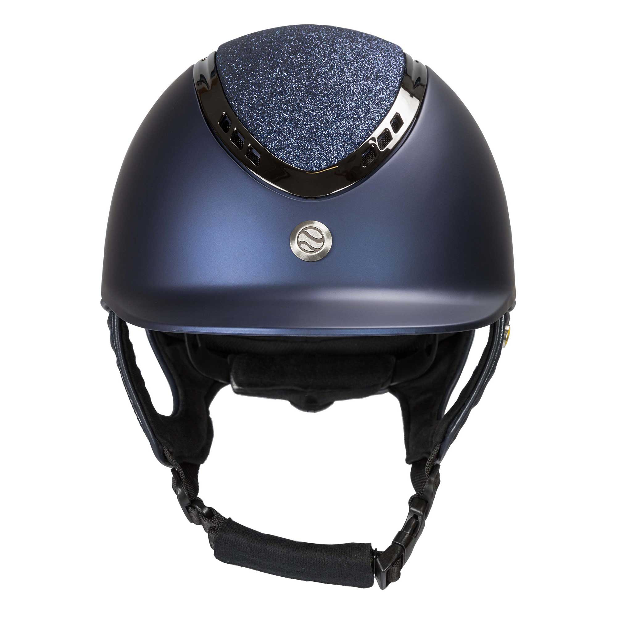 EQ3 Pardus Smooth Top helm met draaiknop Back on Track Glitterblauw