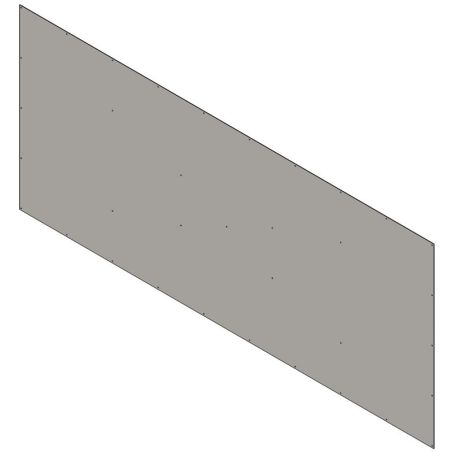 Dubbelwand voor scheiding van box onderkant 3 m La Gée