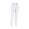 Pikeur Candela Damenreithose mit Kunstleder-Vollbesatz hohe Taille 1808 - Wit