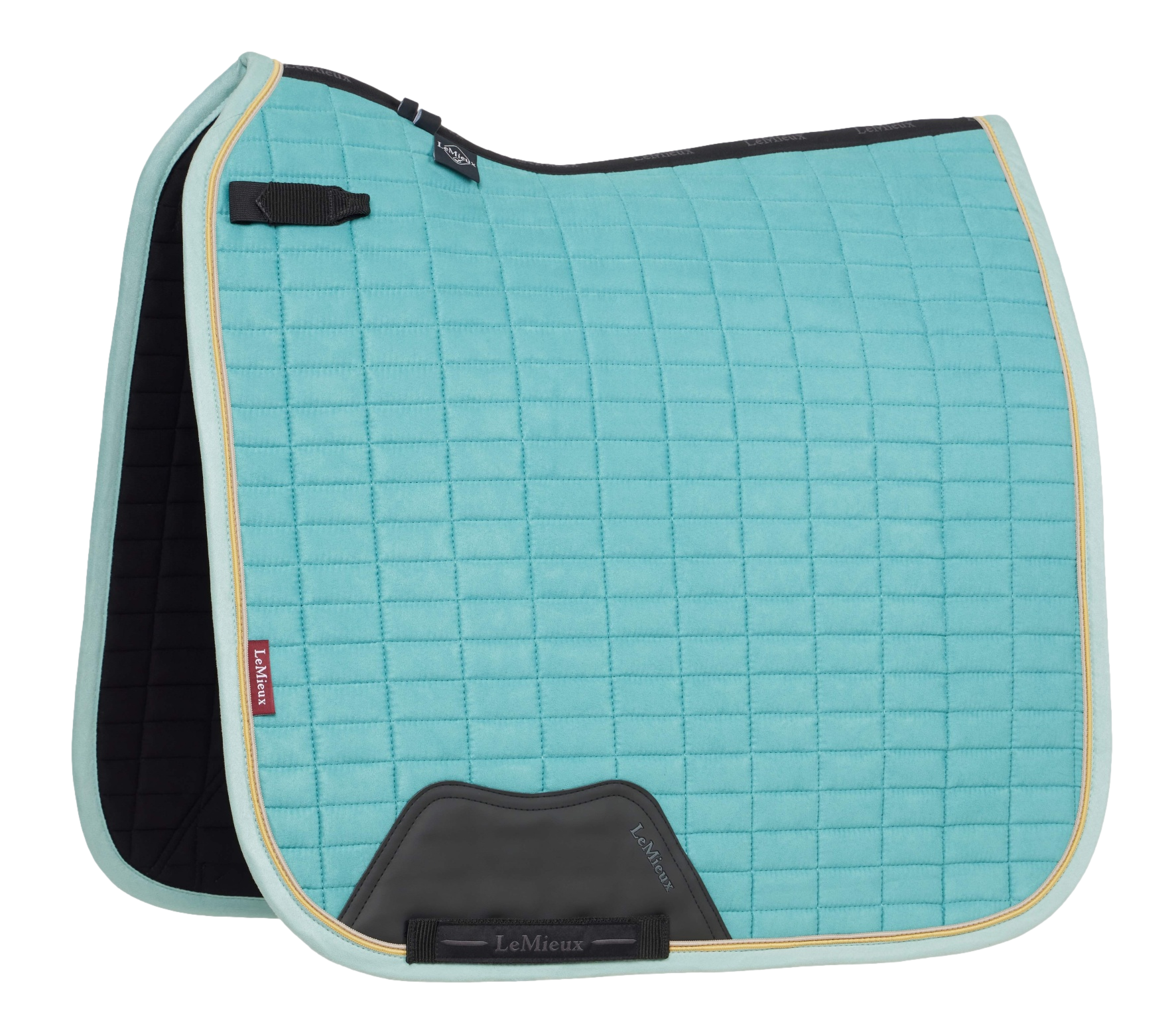 LeMieux Suede Dressuur Zadeldek Benetton blauw
