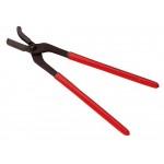 Zwarte stalen krokodillenklem