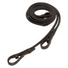 Bridle teugels rond en plat leer Imperial Riding - Donkerbruin / roségoud