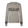 Gebreide trui Kingsland KLNancy dames - Beige gemengd