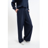 Vloeiende broek Harcour Jonquille dames - Marine