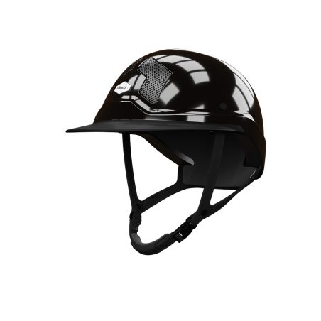 Helm Flex-on Armet zwart met gemengde Star-klep zwarte kinriem