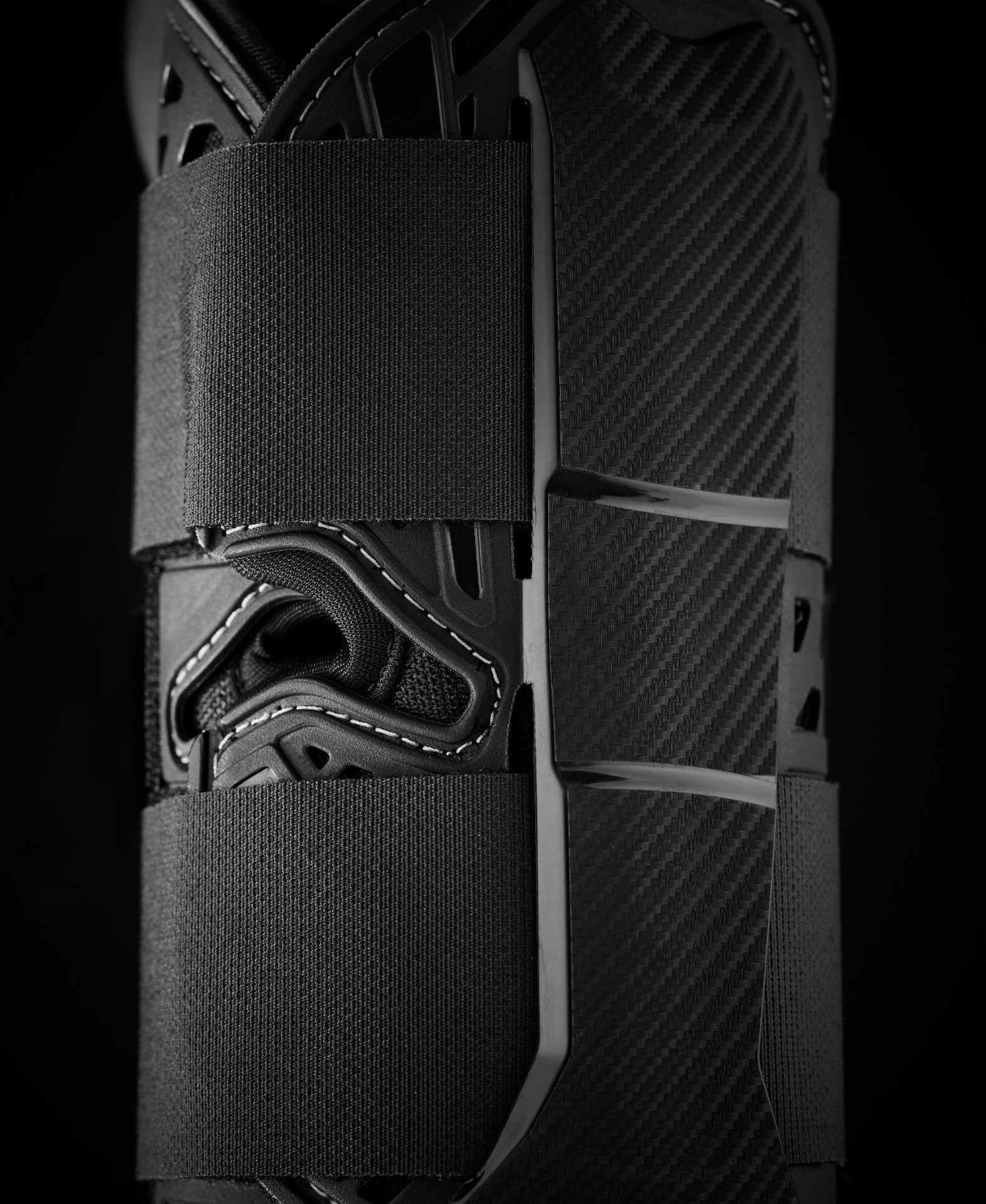 Stübben Hybrid XC voorste crossbeschermers Zwart