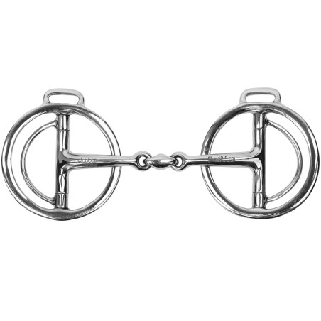 Stübben-bit 2458 Danish Guard gebroken, zachte koper-mondstuk 14 mm