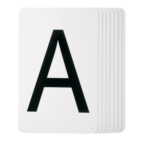 Letters op plaat Waldhausen om te bevestigen 20 x 40 m