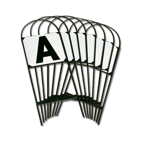 Waldhausen pisteletters op metalen grondpin 20 x 60 m