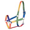 Waldhausen regenboog halster - Multicolor neon
