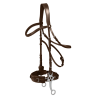 Hackamore hoofdstel Waldhausen X-Line - Bruin