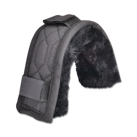 Waldhausen neusriem- en kopstukbeschermer van lamsleer