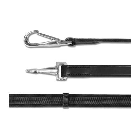 Waldhausen antislip teugels met musketon