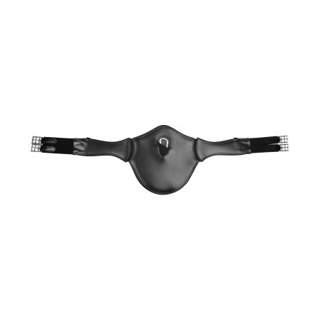 Waldhausen bavette-singel van leer met elastiek