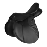 Waldhausen Comfort springzadel van leer - Zwart