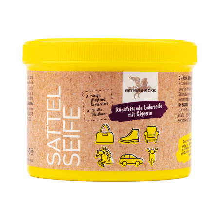 Bense & Eicke leerzeep met spons