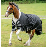 Horseware Amigo 1200D Turnout 100g deken - Zwart / titaniumgrijs / zilver