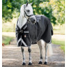 Horseware Rambo 1680D Turnout 250g VL deken - Zwart / storm / zilvergrijs