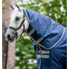 Halshoes Horseware Amigo Ripstop 900D Turnout Hood 150g - Marine / titaangrijs