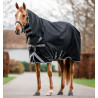 Horseware Amigo 1200D Geïntegreerde Regendeken 250g - Zwart / titaniumgrijs / zilver