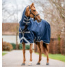 Horseware Amigo 1200D Geïntegreerde Regendeken 250g - Marine / titaangrijs / zilver
