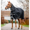 Horseware Amigo 1200D Geïntegreerde Regendeken 150g - Zwart / titaniumgrijs / zilver
