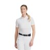 Damespolo met korte mouwen Aeromesh Horse Pilot - Wit