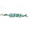 Gevlochten nylon longe Finn-Tack Pro - Groen / wit