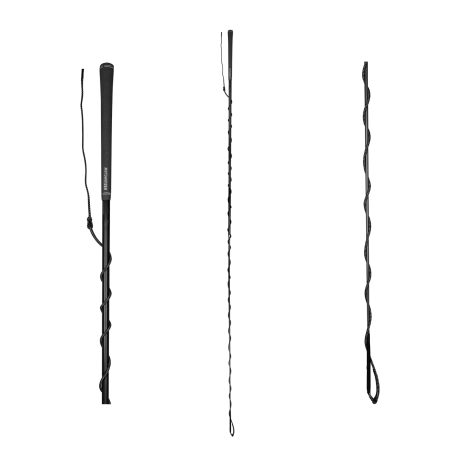 Waldhausen telescopische longeerzweep met golfhandvat