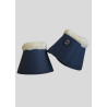 Glokken Montar in glad PU-leer - Duifblauw