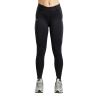 Hybride pull-on legging Montar MoGloria band Caviar full grip dames - Zwart