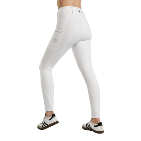 Broek Montar MoZuna Refined Pintucks met gun metal kristallen full grip dames