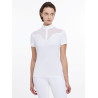 Wedstrijdpolo Emily LeMieux korte mouwen - Wit