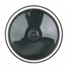 Sulkywiel Finn-Tack 28” Lux roestvrij staal met PVC-schijven (Per stuk) - Transparant