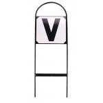 12 dressuurletters Hippotonic op metalen frame